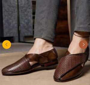 High Quality Men Handmade Brown Color Leather <b>Sandals</b> Stylish And Elegant 2026 - Product Image 1