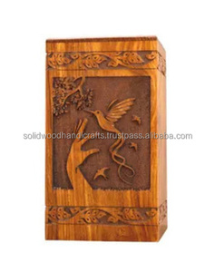 Nouveau design d'urnes de crémation en bois pour adultes urnes en bois urnes funéraires taille personnalisée fournitures funéraires - Product Image 2