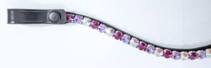 Diadema de cristal para caballo, 10 mm, Rivoli Bling, accesorio para brida, botón a presión de cambio rápido, aparejos ecuestres, piezas personalizadas para arnés de caballo - Product Image 4