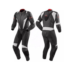 Traje de Carreras de Motocicleta de Cuerpo Completo, Equipo de Protección Profesional, Ropa de Carreras de Motocicleta de Cuero Resistente para Pista - Product Image 3