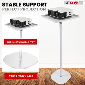 Support de projecteur universel sur pied réglable 53 pouces pour la maison, le bureau et le studio - Product Image 6