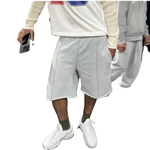 2026 High Quality 400gsm French Terry Cotton <b>Shorts</b> New Casual Loose <b>Shorts</b> for <b>Men</b> Gym Blank Thick Cotton <b>Shorts</b> - Product Image 1