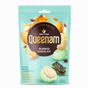 Venta al por mayor de fábrica: Dragees de chocolate de 150 g, chocolate con algas marinas, almendras y anacardos recubiertos de chocolate, HALAL, OEM/ODM, ¡Gran oferta a buen precio! - Product Image 1