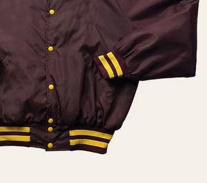 Nueva Chaqueta Varsity de Satén Profesional al por Mayor OEM, Chaqueta de Béisbol Bordada para Invierno - Product Image 3