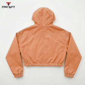 Chaqueta Cortavientos de Invierno 100% Poliéster de Alta Calidad, Transpirable, con Nuevo Diseño Bordado, Impermeable y Reversible - Product Image 5