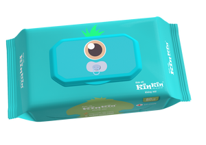 Bébés nettoyant 100 pièces tissu hygiène purifiée Kinkin Kinkin non tissé bébé lingettes humides ventes en gros pour l'eau Kinkin lingettes humides - Product Image 5