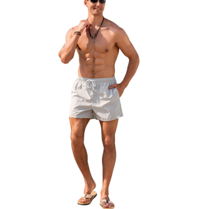 Shorts de bain pour hommes à séchage rapide, légers, avec cordon de serrage à la taille, décontractés, pour la plage, la natation, les sports et l'entraînement estival - Product Image 1
