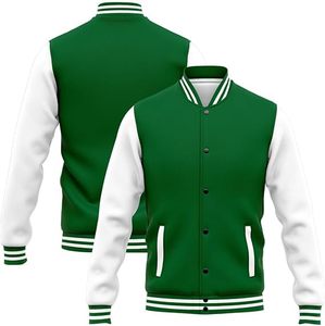 Chaqueta Varsity para Hombre de Cuello Alto Vintage con Bordado Chenille en Lana/Poliéster Personalizada de Alta Calidad de MKB Enterprises, la Más Vendida - Product Image 2