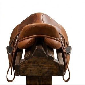 Silla de Doma Inglesa de Cuero con Estructura de Madera y Herrajes de Acero Inoxidable SUS304, Cómoda y Duradera - Product Image 2