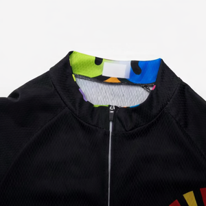 Ensemble de maillot de cyclisme pour hommes, maillot à manches courtes pour vélo de route, short à bretelles avec poche zippée, coussin en gel 20D, ensemble de vêtements de vélo - Product Image 4