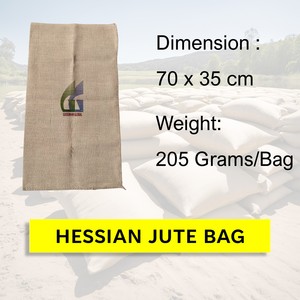 Nouveaux sacs en jute de 70 x 35 cm, 205 g, sacs en toile de jute de qualité supérieure, fournisseur de sacs d'emballage agricole Goodman Global Bangladesh - Product Image 2