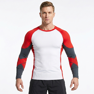 Custom Logo High Quality Wholesale Plain Fitness Rash Guard OEM Services Printed <b>Long</b> <b>Sleeve</b> MMA for Men Rash Guards - Product Image 4