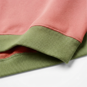Customized Oversized Winter 100% Cotton Fleece <b>Pink</b> Green Sorority <b>Hoodie</b> Cropped Embroidery Piping Pocket Design Print College - Product Image 4