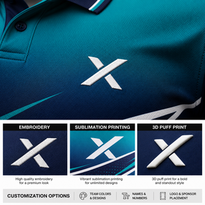 Ensemble uniforme de cricket pour hommes X Sports, coupe et couture en polyester, polo à manches courtes sublimé avec pantalon à taille élastique, évacuation de l'humidité - Product Image 3
