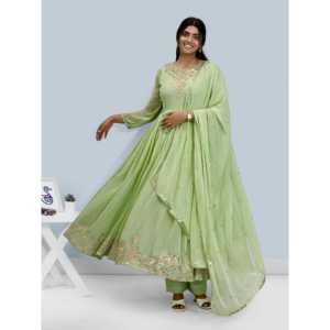 Hermoso Vestido de Fiesta con Falda y Dupatta, Talla XL, para un Look Impresionante - Product Image 2