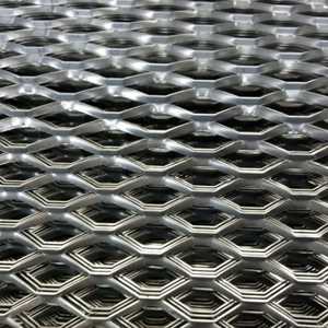 Malla de Aluminio Decorativa con Diseño de Diamante para Divisiones Interiores, Malla Metálica Expandida de Aluminio para Cubiertas de Equipos Eléctricos, Lámina de Malla - Product Image 1