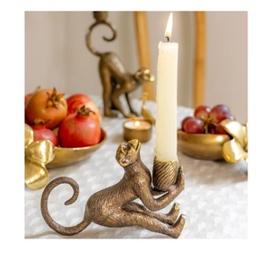 Supports de bougies en métal doré de style moderne pour la décoration de table, vente en gros pour fêtes, mariages et Noël - Product Image 6