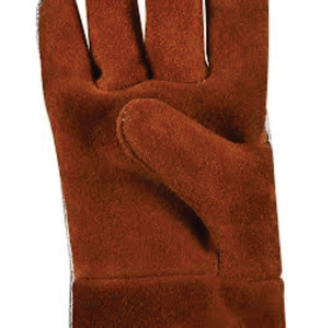Gants de soudage en cuir de vachette avec doublure en Kevlar, résistants à la chaleur pour le soudage TIG, protection contre les éclaboussures de métal fondu, type A, avec pouce entièrement recouvert - Product Image 4