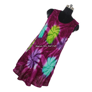 Nouvelle Robe Longue Maxi Bohème Chic en Rayonne Tie-Dye à Col Rond, Sans Manches, Sexy, pour Soirées et Été – Tendance Féminine - Product Image 4