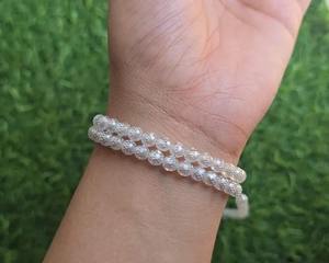 Perlas de Moissanita Blanca de 6 MM, Corte AAA, para Joyería de Moda Femenina - Product Image 2