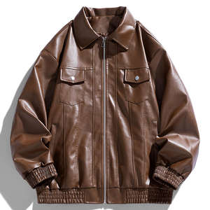 Chaqueta de cuero de diseño de moda para hombre, nueva llegada, chaquetas de cuero para hombre, chaqueta de cuero vacuno de primera calidad - Product Image 1