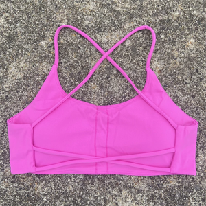 Sujetador deportivo con tirantes cruzados para mujer, top corto para gimnasio y yoga, chaleco de entrenamiento, bralette de fitness de alto soporte, ropa interior push-up suave y transpirable - Product Image 3