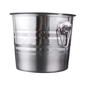 Stainless Steel Ice Bucket Factory Direct Low Price Insulated Double Wall Stainless Steel <b>Beer</b> Ice Bucket - Product Image 3