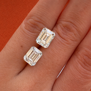 Diamante cultivado en laboratorio con certificación IGI de 1.0CT-5.0CT, forma esmeralda, suelto, claridad EF-VVS2, diamante CVD para la elaboración de anillos de boda. - Product Image 4