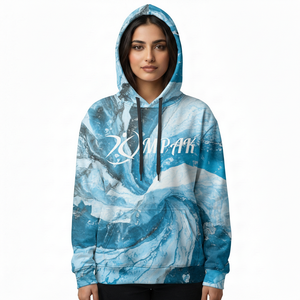 Sweat à capuche unisexe surdimensionné de qualité supérieure pour l'hiver avec impression brodée et par sublimation pour une mode urbaine décontractée - Product Image 1