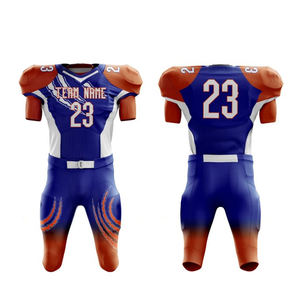 Meilleurs ensembles d'uniformes de football américain imprimés à manches courtes sur mesure, taille plus, pour hommes, vente en gros - Product Image 3