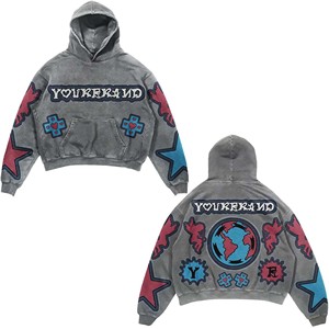 Sweat-shirts surdimensionnés personnalisés pour hommes, en polaire polyester, couleurs variées, vêtements d'hiver, sweat-shirt personnalisé pour hommes - Product Image 5