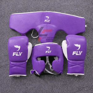 Nouvel ensemble de boxe Fly Boxing unique, professionnel, en cuir véritable, avec gants de boxe Fly Boxing professionnels, ensemble d'entraînement de boxe Pro Punching - Product Image 5