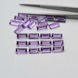 5x10mm Rare Naturel Brésil Améthyste Baguette Facettes Coupe Gemme Tendance Violet Couleur Améthyste Pierre De Naissance Bijoux Vente Régulière - Product Image 3