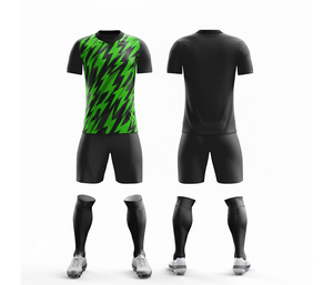 Tenue de football personnalisée – Impression par sublimation intégrale |   Tailles pour hommes, femmes et jeunes |   Vêtements de sport légers et à séchage rapide - Product Image 1