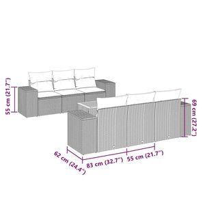 Conjunto de Sofás Negros para Jardín - Product Image 3