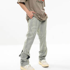 Pantalones Vaqueros de Calidad, Estilo Casual para Uso Diario, con Tela Resistente, Lavados, para Hombre - Product Image 3