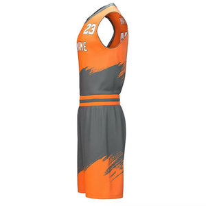 Uniformes de Baloncesto Personalizados al por Mayor, Camisetas Transpirables de Secado Rápido con Sublimación, Uniformes de Baloncesto para Hombre - Product Image 6