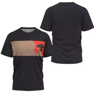 Uniforme de Fútbol Americano Unisex Personalizado con Colores, Cuello Redondo, Manga Corta, Nombre del Jugador, Impresión por Sublimación, Poliéster - Product Image 3