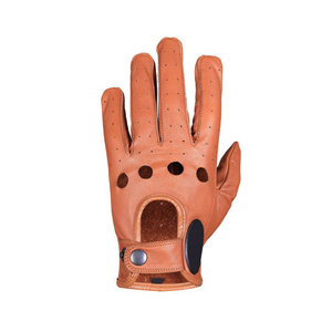 Guantes de Conducción Unisex de Cuero, Transpirables, Antideslizantes, con Correa Ajustable en la Muñeca, para Todas las Estaciones, Color Marrón - Product Image 5