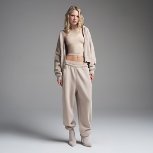 Sudaderas con cremallera para mujer de invierno y sudaderas 100% algodón polar calidad premium con posición de logotipo frontal - Product Image 3