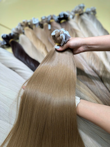 Extensiones de Cabello Humano a Granel, Naturales, Lisas, Súper Dobles, con Puntas Reforzadas, Tejido a Máquina, Cabello Vietnamita - Product Image 4