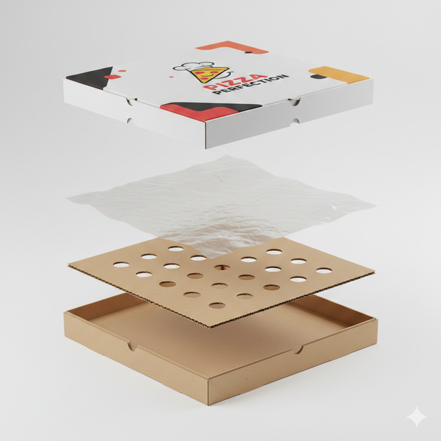 High Quality Corrugated Board Cylinder Pizza Box Eco-Friendly Features for Supermarket Use Optimizing Cost for Pizza Businesses