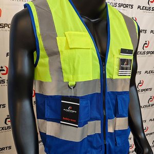 เสื้อกั๊กนิรภัย Hi VIS สะท้อนแสงเสื้อกั๊กรักษาความปลอดภัย - Product Image 4