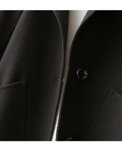 เสื้อโค้ทผู้หญิงขายส่ง ดีไซน์หรูหรา ทันสมัย กันน้ำ ระบายอากาศได้ดี กระดุมแถวเดียว ยาว อุ่นสบายสำหรับฤดูหนาว ผลิตจากผ้าขนสัตว์ 100% - Product Image 5