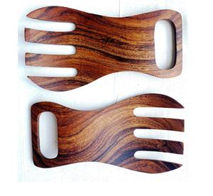 New Model Accessories Acacia <b>Salad</b> <b>Server</b> Set Eco-Friendly Dishwasher Safe <b>Salad</b> Tools Home Kitchen Made in India - Product Image 5