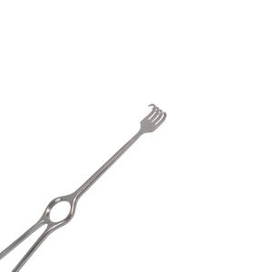 Retractor manual Volkman con mango de anillo tipo pata de gato, acero inoxidable, 22 cm (8 pulgadas), puntas afiladas de 4 puntas, para quirófano, de Dentavex - Product Image 6