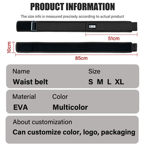 Cinturón de Neopreno para Levantamiento de Pesas, Mini Cinturón de Resistencia para Ejercicios en Casa con Material EVA Transpirable - Product Image 6