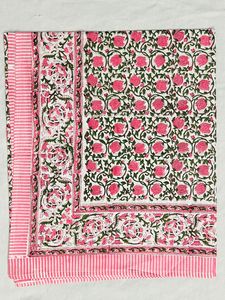 Sarong en coton imprimé floral persan rose, léger, parfait pour la plage, pour femmes, toutes saisons - Product Image 2