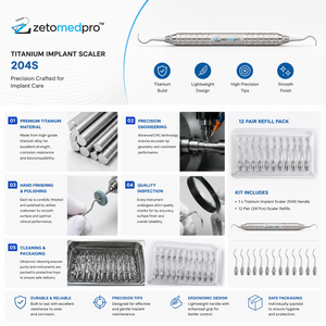 ระบบเติม204และชุดเครื่องมือทันตกรรมไทเทเนียมแบบพรีเมี่ยม - Product Image 3