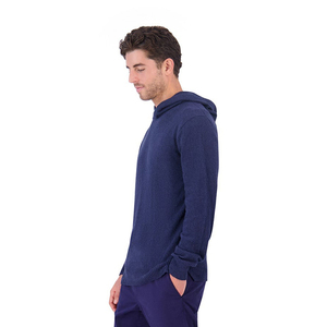 Autumn Winter Men's Oversized Waterproof <b>Hoodie</b> Comfortable Plus Size Pullover Embroidered Logo Anti-Shrink Knitted <b>Lined</b> Warm - Product Image 3